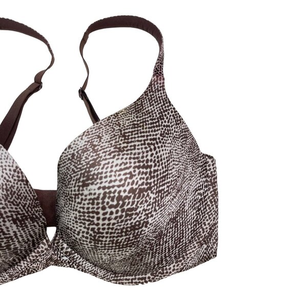 Victoria's Secret 34DD Perfect One Padded Bra Underwire Snakeskin Adjustable - Picture 6 of 13